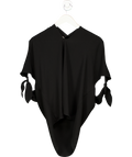 Wilfred Black Back Cut Outs Blouse UK S