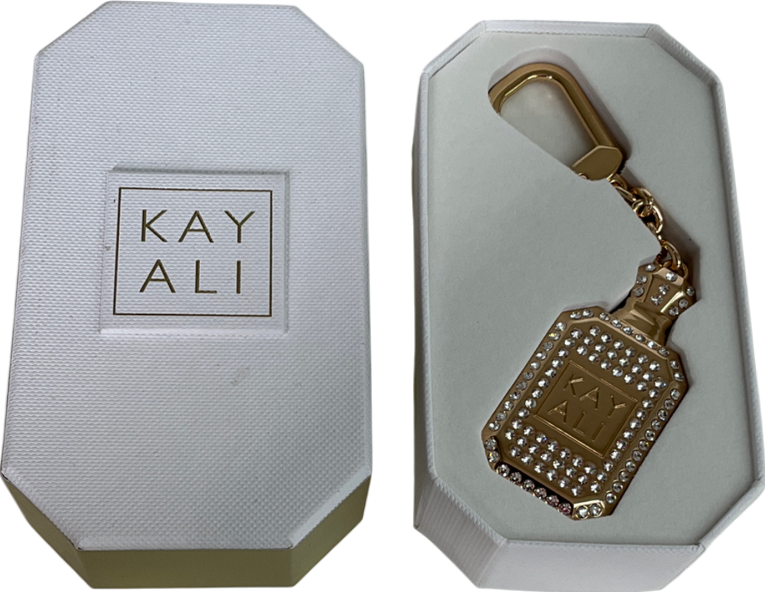 kayali Metallic Diamanté Key Ring