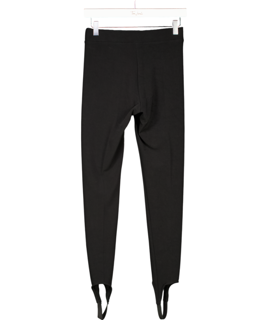 MANGO Black Stirrup Leggings UK S