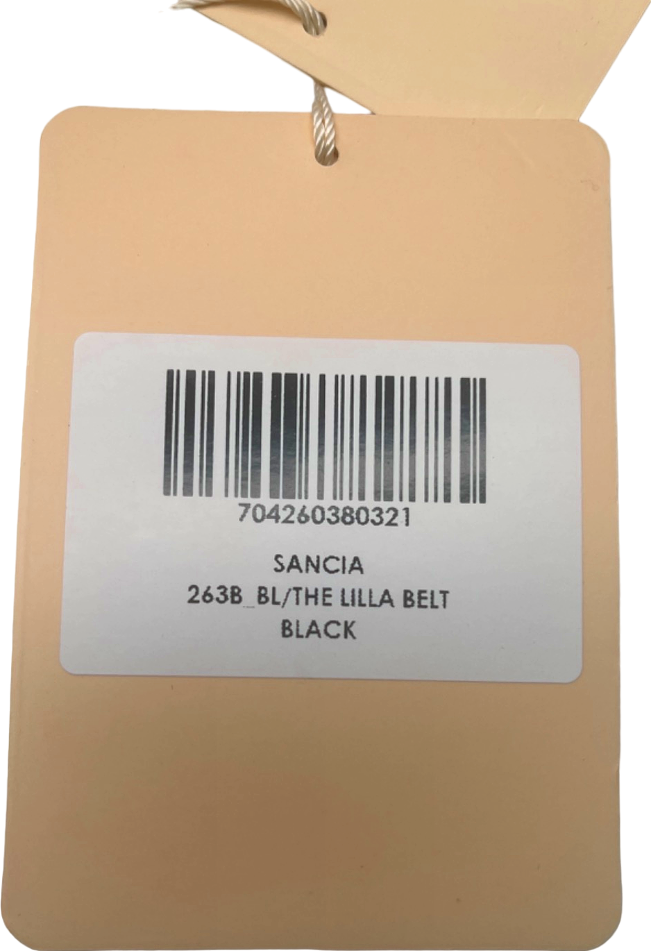 Sancia Black The Lilla Belt UK Adjustable