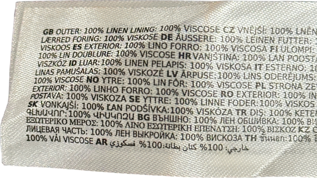 Forever New Cream Pure Linen Brooke Drop Waist Midi Dress UK 8