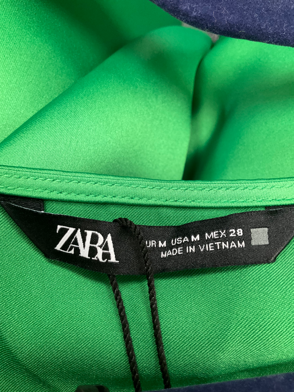 ZARA Green Satin Maxi Dress UK M