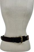 Free People Brown Sonny Studded Belt UK XS/S