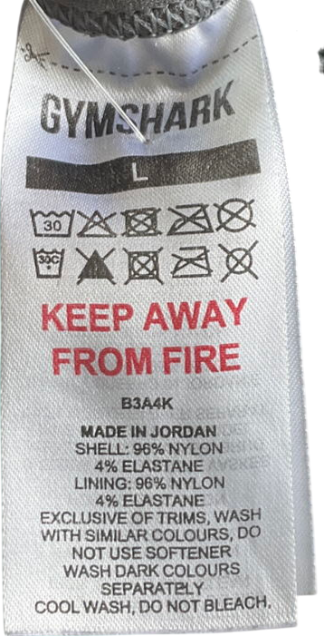 gymshark Grey Vital Seamless V Neck Sports Bra UK L