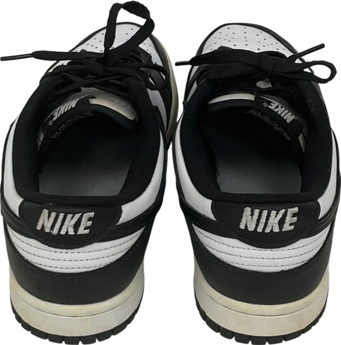 Nike Black Dunk Low Retro Trainers In White/black UK 7.5 EU 40.5 👠