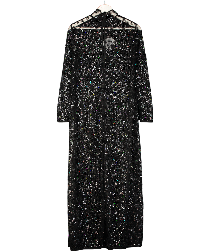 Baum Und Pferdgarten Black Adelia Sequin Dress UK 6