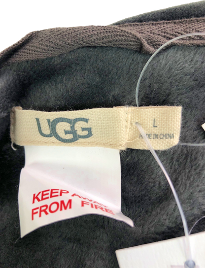 UGG Grey Velvet Belden Overhead Loungewear Hoody UK L