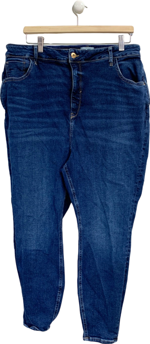 River Island Blue Tummy Hold Jeans UK 26