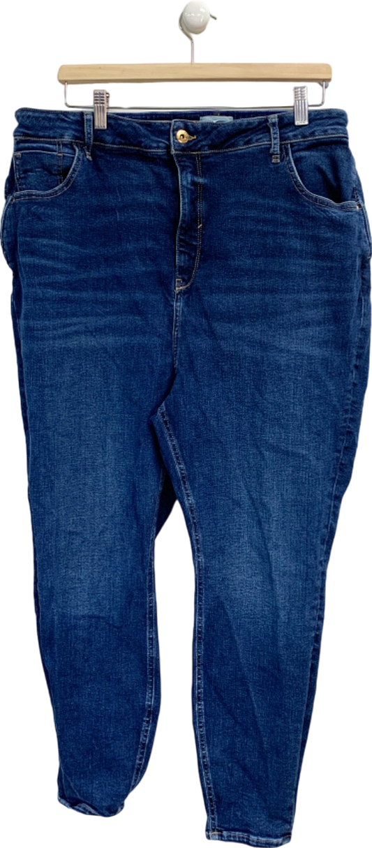 River Island Blue Tummy Hold Jeans UK 26