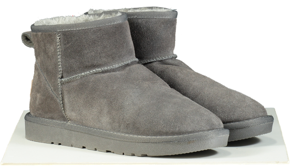 Fashion Grey Suede Ugg Boots UK 11