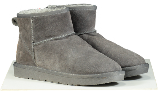 Fashion Grey Suede Ugg Boots UK 11