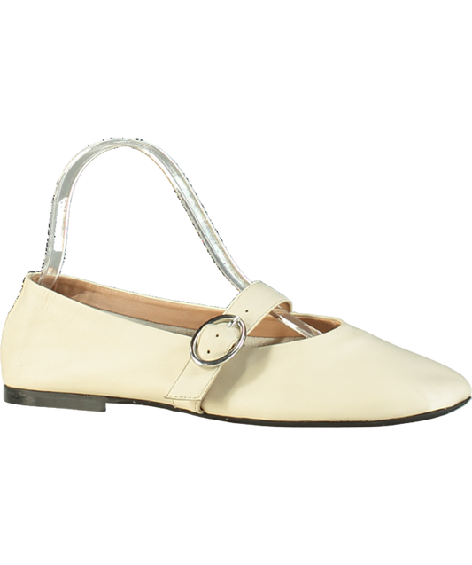 ASOS Cream Mary Jane Ballet Flats UK 5 EU 38 👠