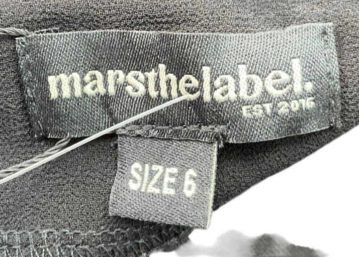 Mars the Label Black The Gianna Mini Dress UK 6