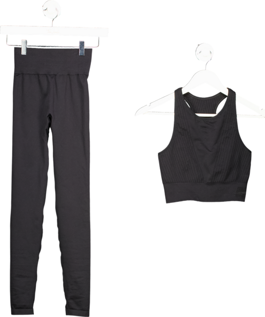 4th Arq Black Sports Bra & Leggings UK S