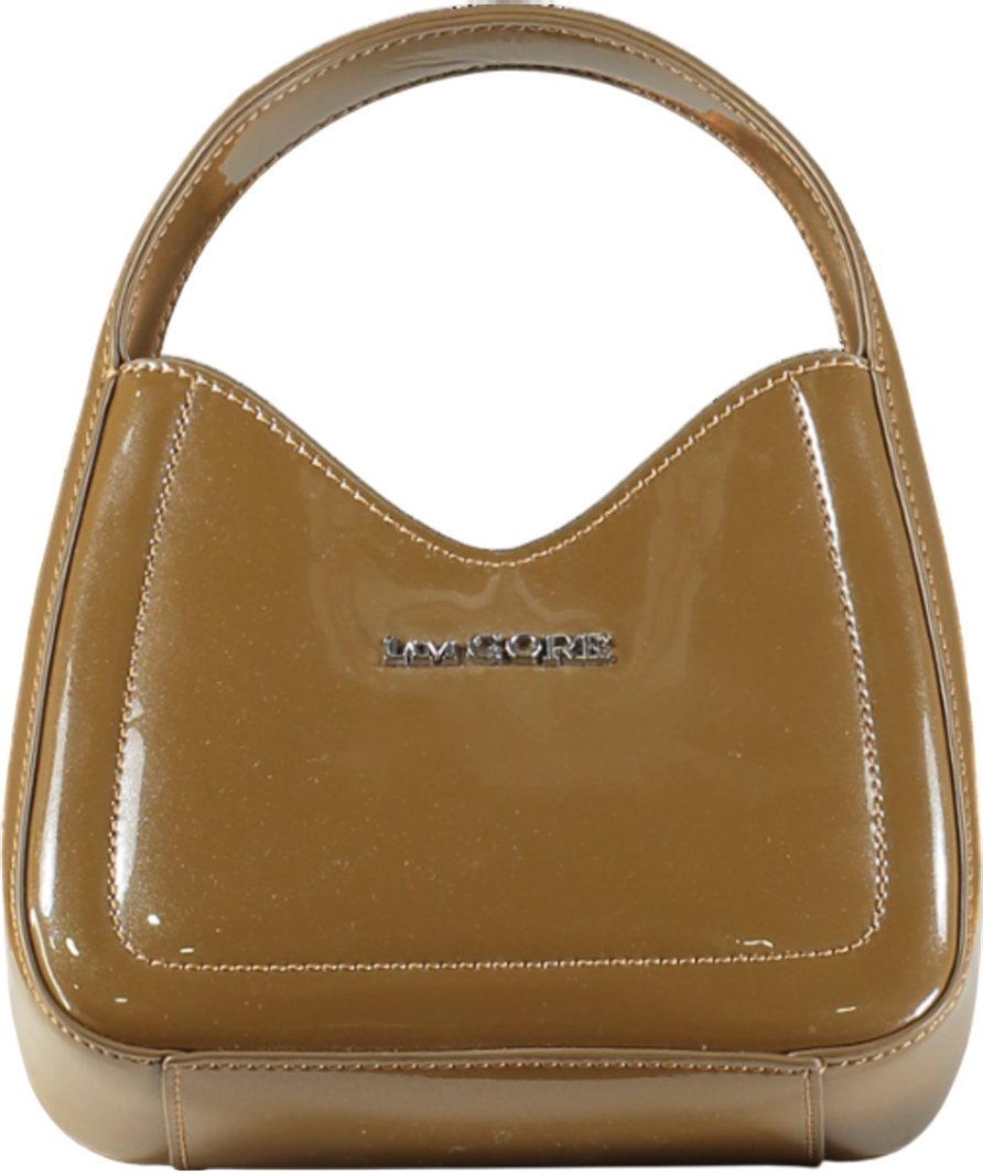 1am gore Brown Mini Arc Handbag