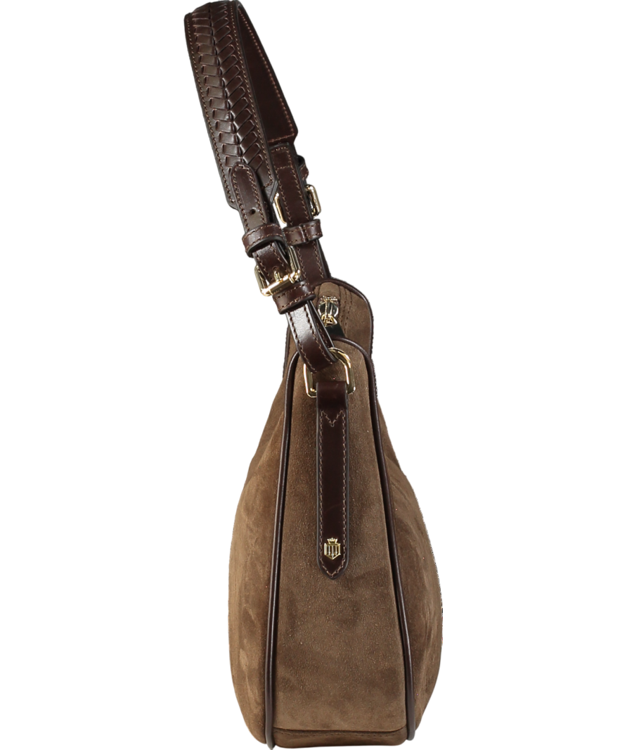 Fairfax & Favor Brown Tetbury Crescent Bag