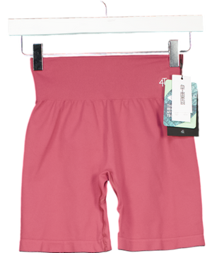 4th & Reckless Pink Berry Sculpting Seamless Cycling Shorts- Kendall UK S