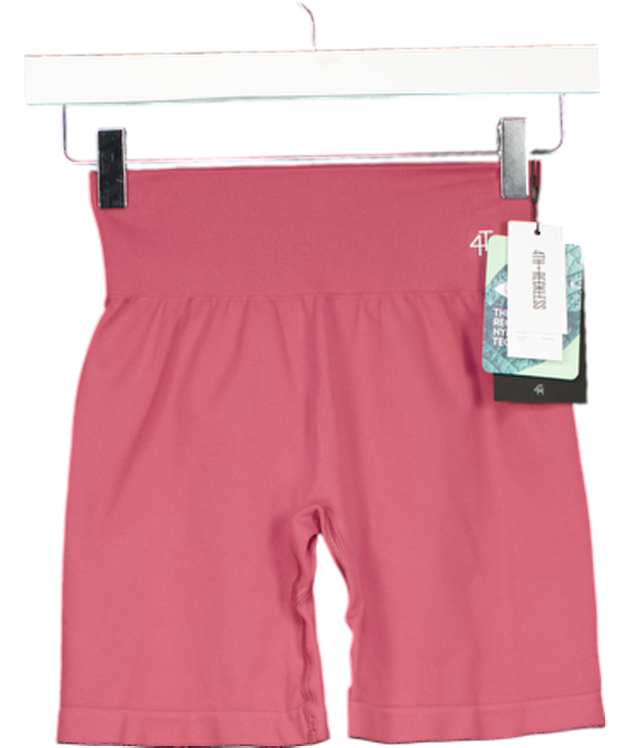 4th & Reckless Pink Berry Sculpting Seamless Cycling Shorts- Kendall UK S