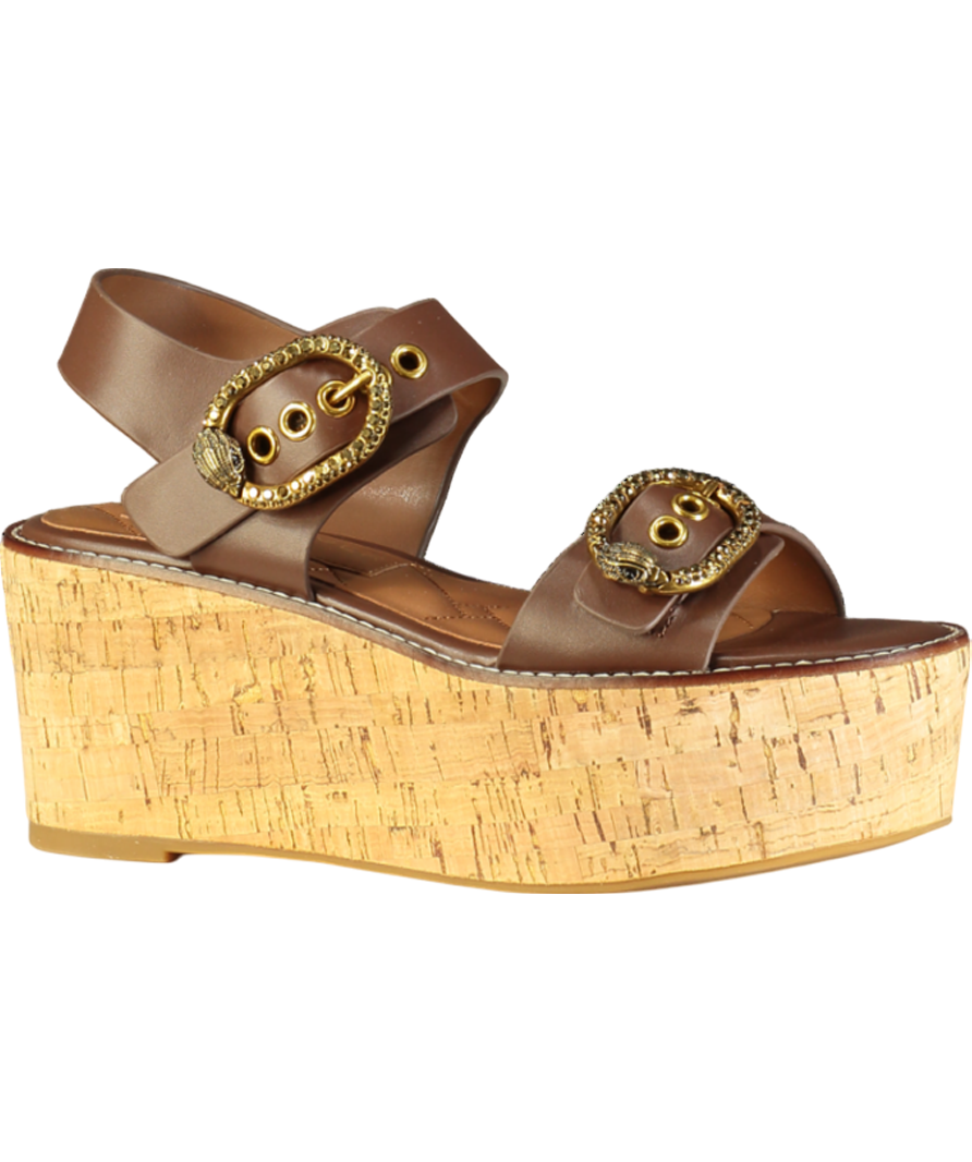 Kurt Geiger Brown Mayfair Flatform Sandals UK 6 EU 39 👠