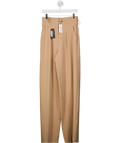 Karen Millen Beige Essential Tailored High Waist Wide Leg Trouser UK 6