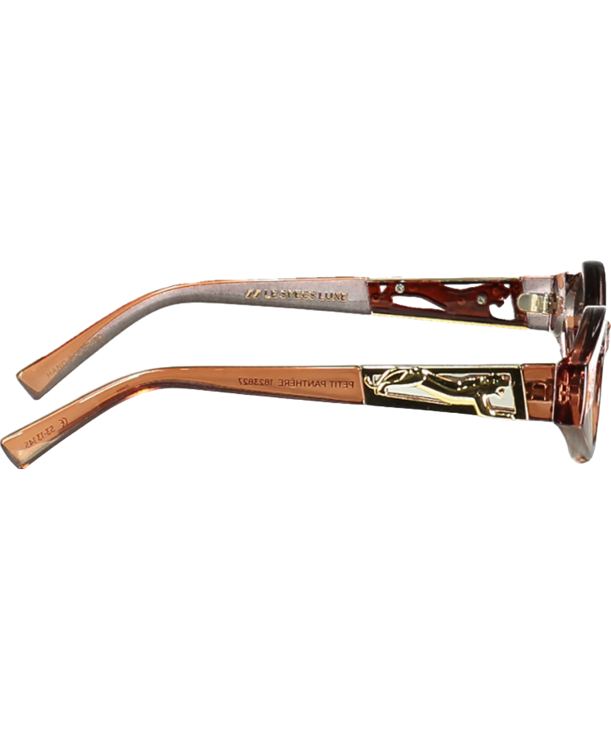 Le Specs Brown Petit Panthere Cat Eye Sunglasses One Size
