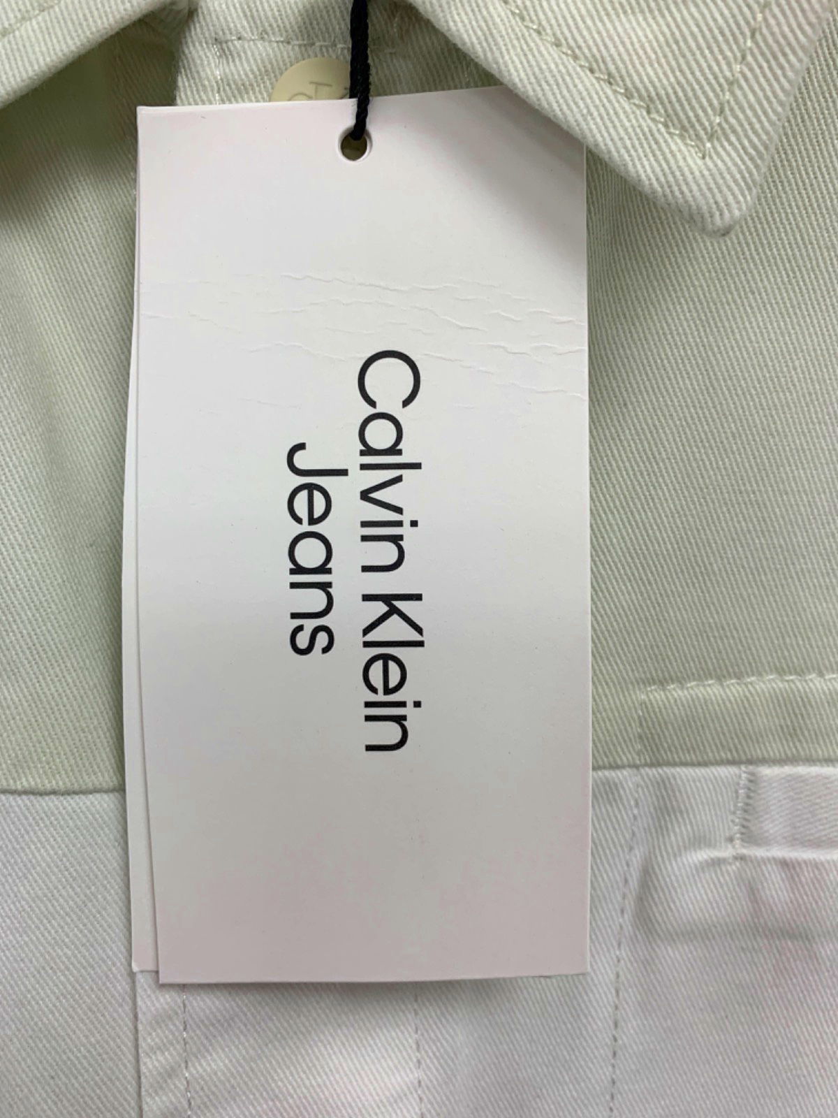 Calvin Klein Icicle/Bright White Jacket UK L