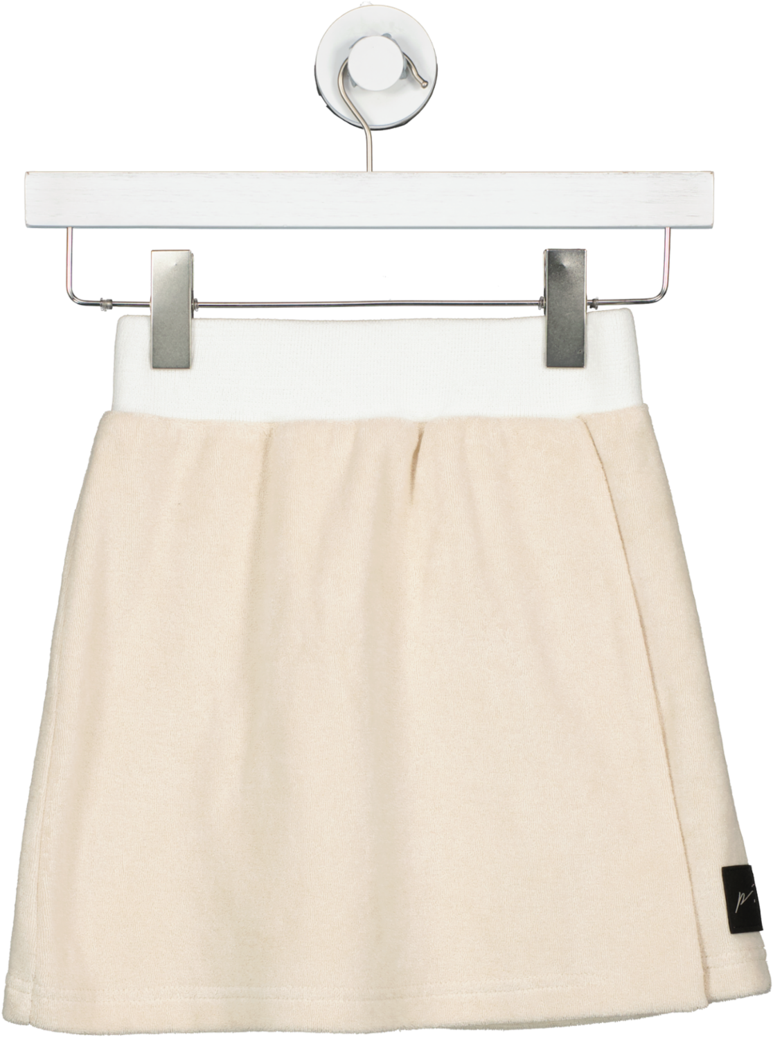 Prevu Beige Cotton Towelling Shorts UK 6