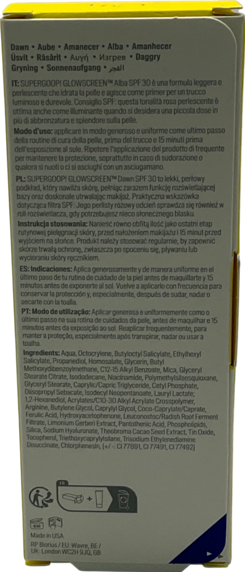 Supergoop Glowscreen Spf 30 50ml