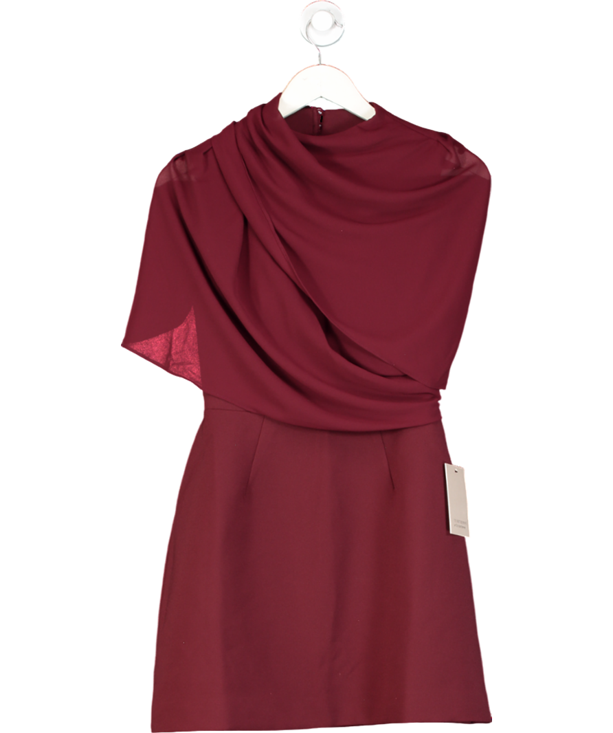 OddMuse Red The Ultimate Muse Gathered Mini Dress UK XS