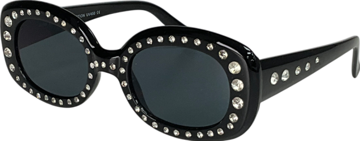 Black Studded Sunglasses Men's And Women's Retro Sunglasses
