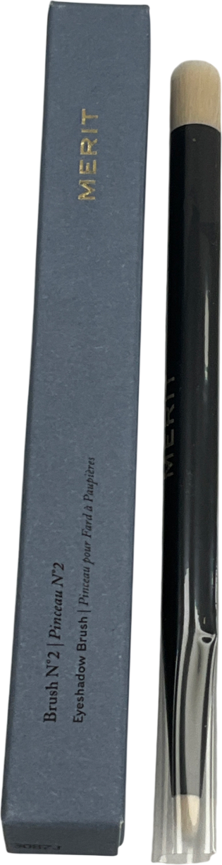 merit No 2 Double Sided Eyeshadow Brush No2 One size