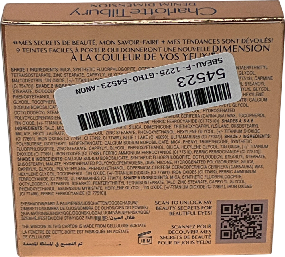 Charlotte Tilbury Charlotte's Palette Of Beautifying Eye Trends Denim Dimension 9g