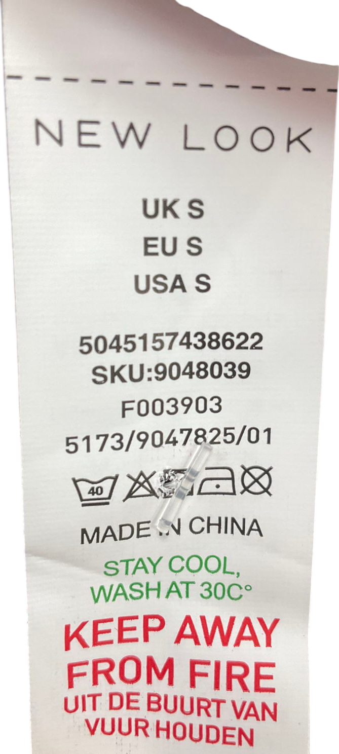 New Look Black Seamless High Waist Leggings UK S