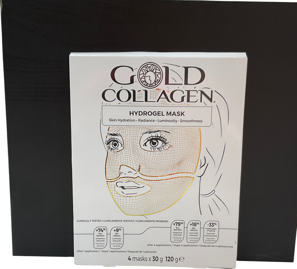 Gold Collagen Hydrogel Mask Set X4