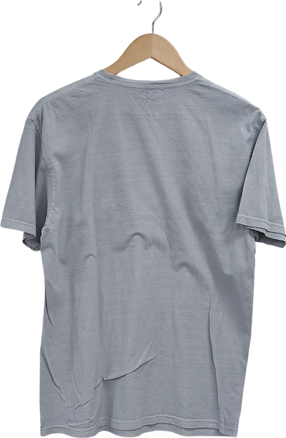 Feels Like A Sunday Grey Embroidered Tee UK M