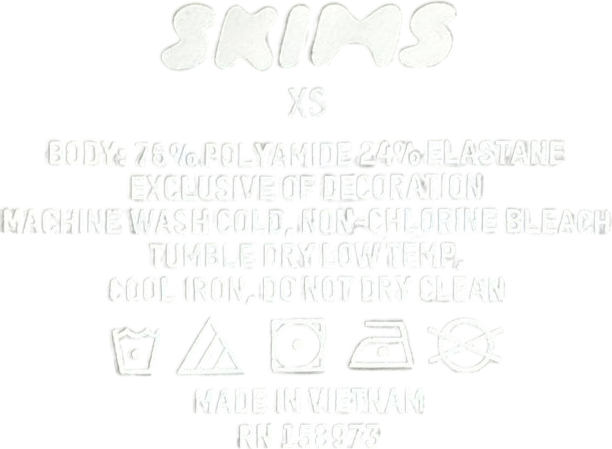 SKIMS Black Cami Top - Onyx UK XS