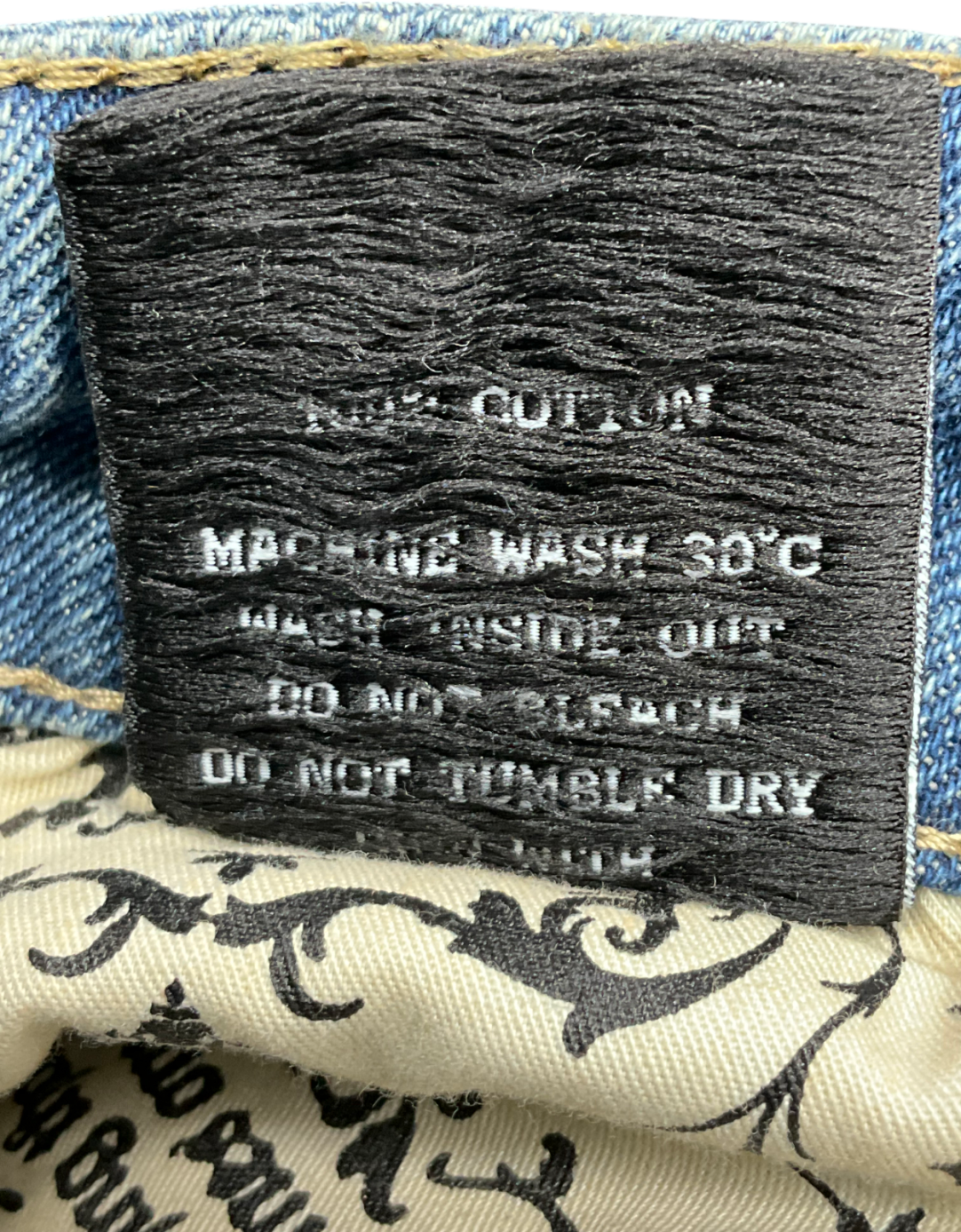 Racer Worldwide Blue Super Wide Jeans W36