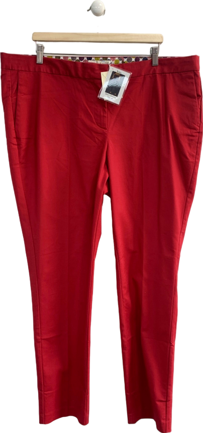 Boden Red Bistro Trouser Size 22L