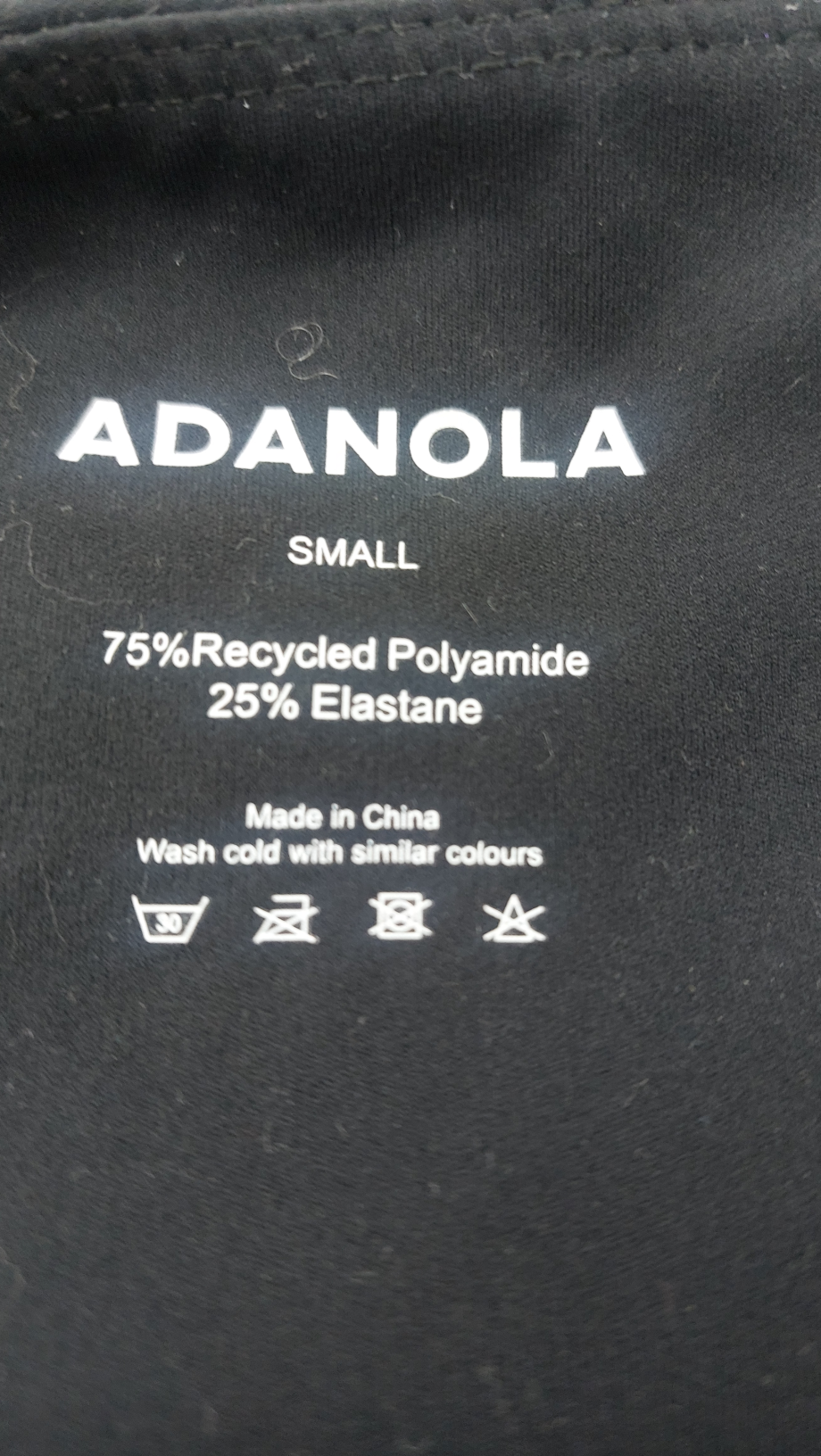 Adanola Black Square Neck Open Back Top UK S