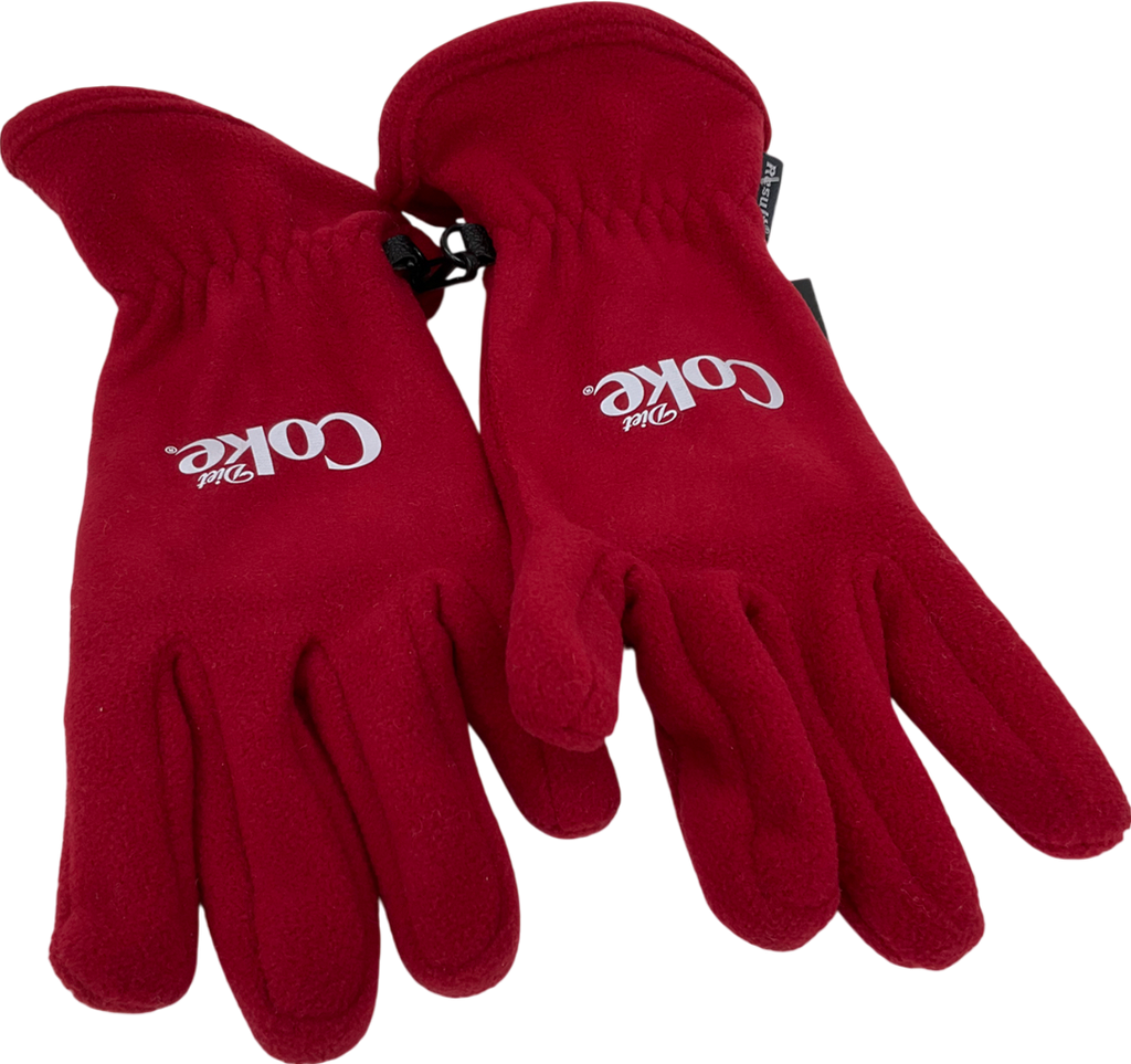 Diet Coke Red Gloves One Size