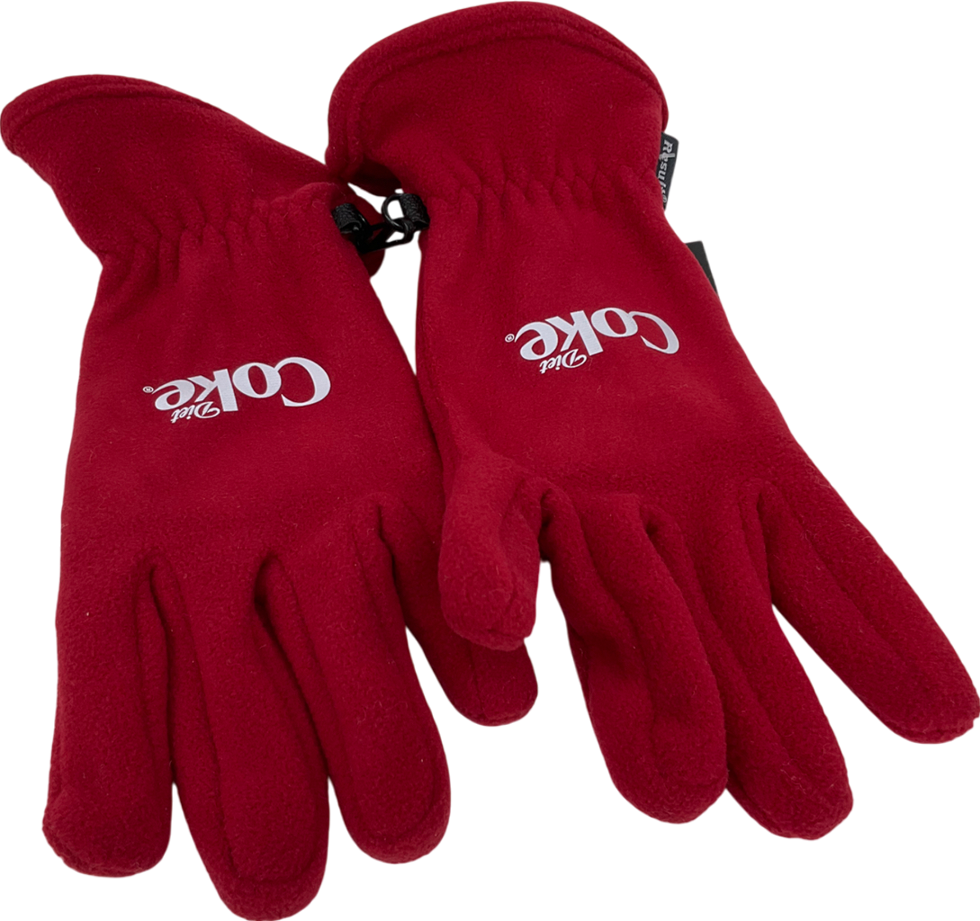Diet Coke Red Gloves One Size