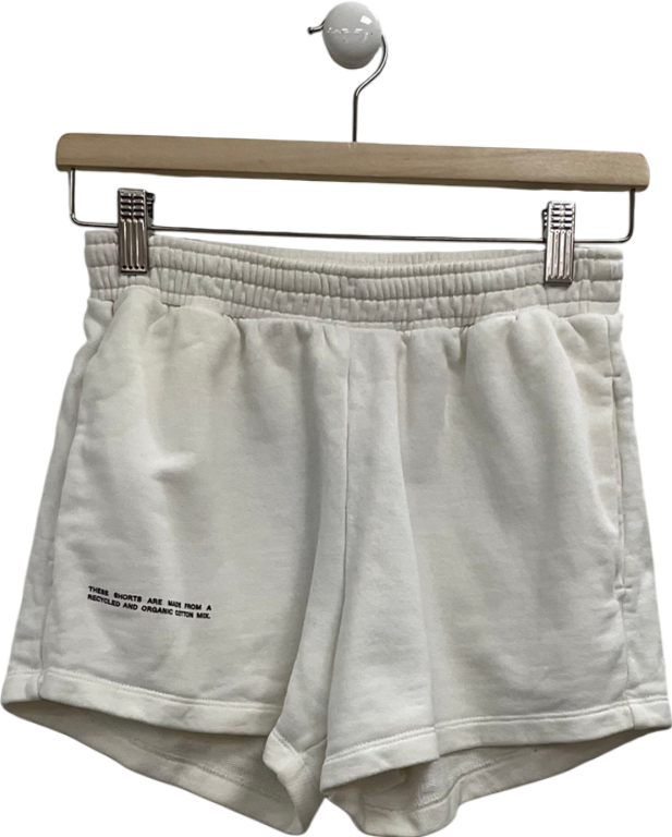 PANGAIA White Midweight Shorts UK XS