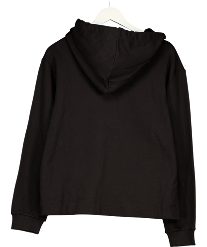 Love Moschino Black Hooded Sweatshirt 100% Cotton UK 12