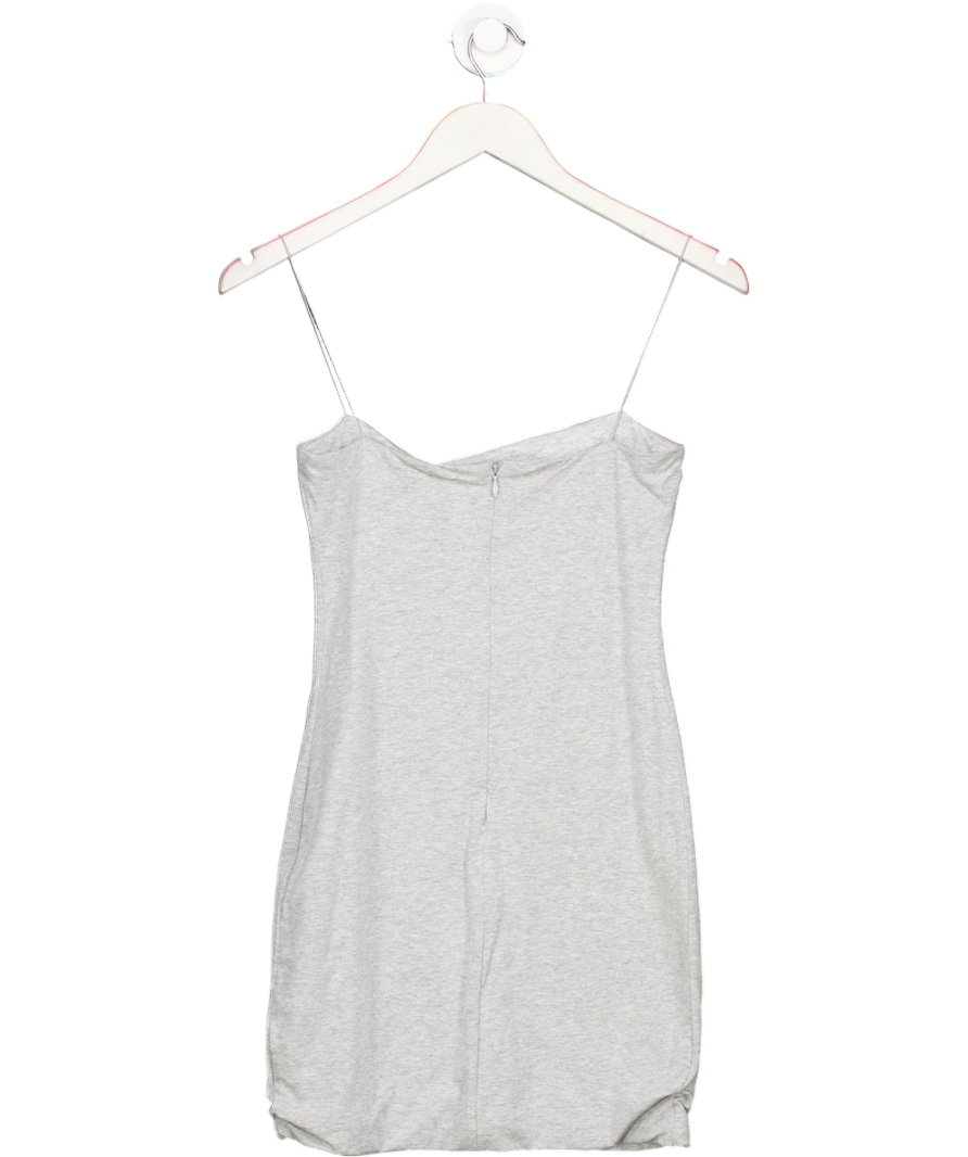 Meshki Grey Mia Thin Strap Bodycon Mini Dress UK M