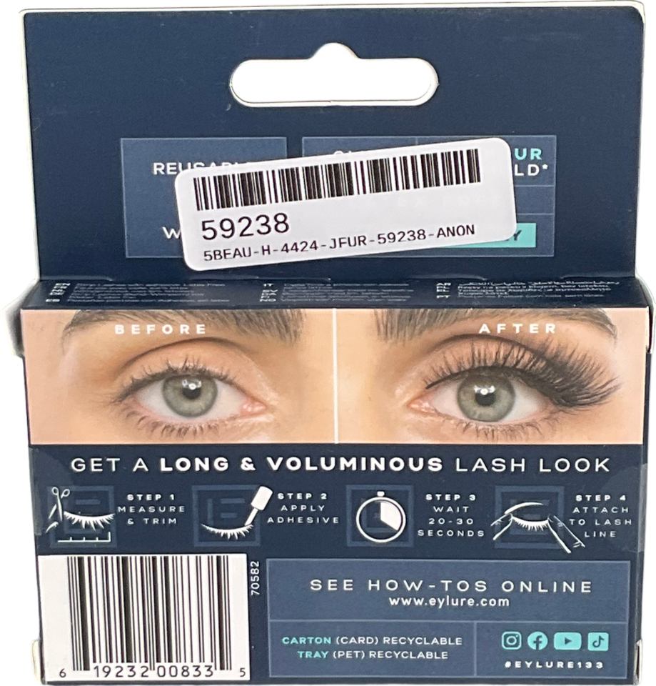 Eylure Volume & Length Lashes 133 One size