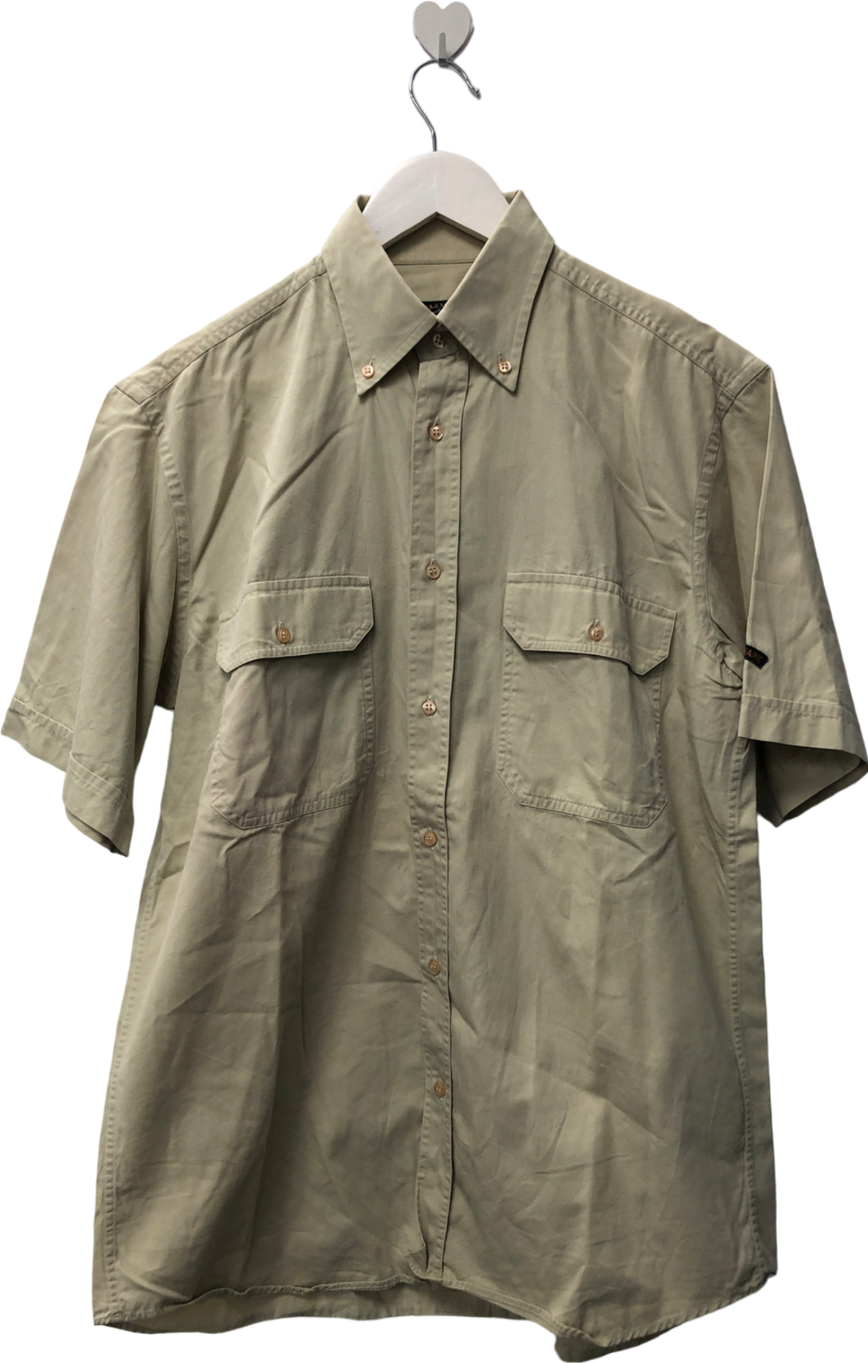 Paul and Shark Green Cotton Short Sleeved Shirt UK 40" CHEST