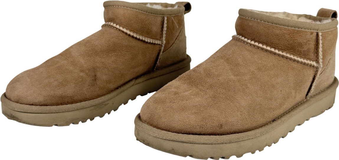 UGG Cream Classic Ultra Mini Boot Sand UK 5 EU 38