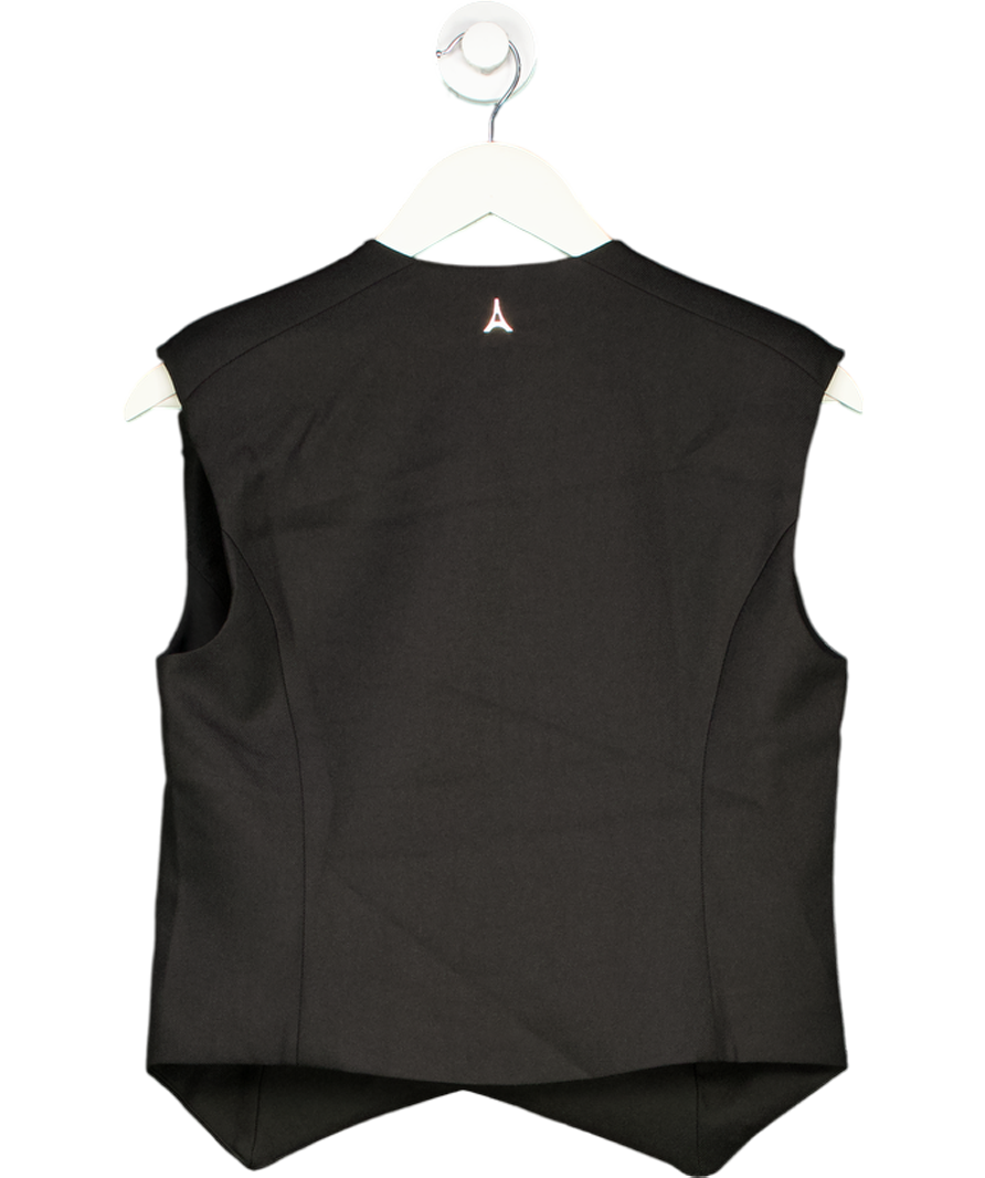 maniere de voir Black Tailored Wrap Waistcoat UK 10