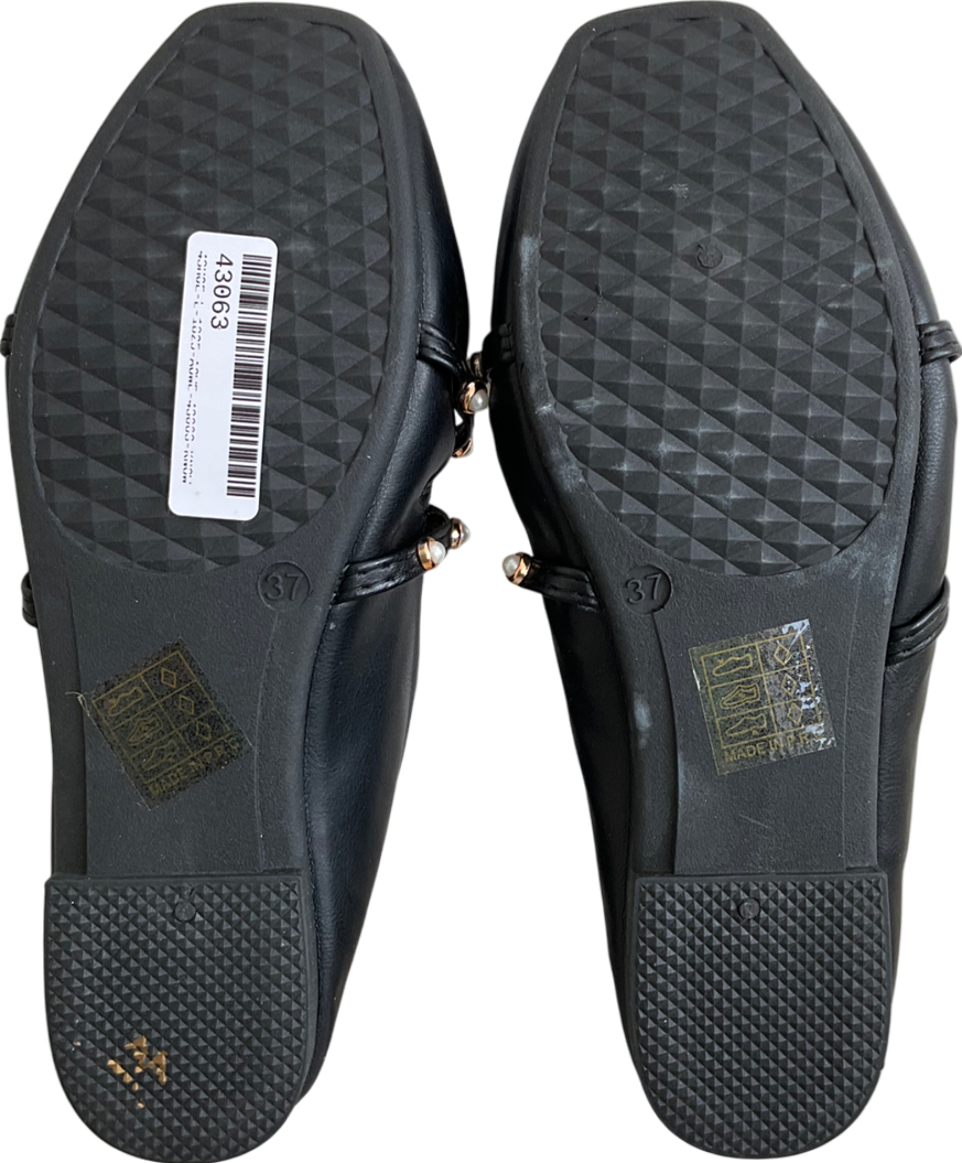 Malien Black Pearl Detail Pumps UK 4 EU 37 👠