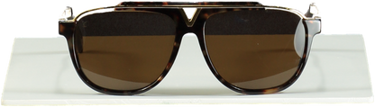 Louis Vuitton Tortoise Shell Acetate Frame Mascot Sunglasses Z0938W